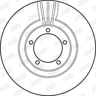 Jurid 562821JC - Тормозной диск autospares.lv