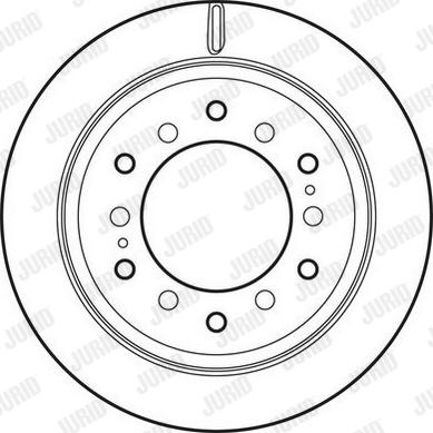 Jurid 562827JC - Тормозной диск autospares.lv