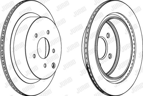 Jurid 562871JC - Тормозной диск autospares.lv