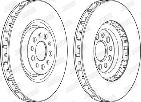 Jurid 562394JC - Тормозной диск autospares.lv