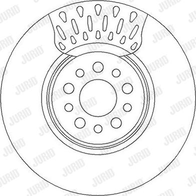 Jurid 562394J - Тормозной диск autospares.lv