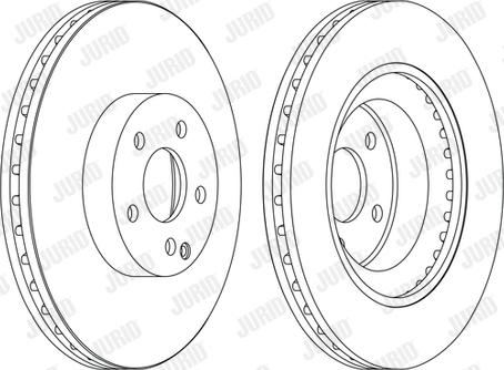 Jurid 562396J - Тормозной диск autospares.lv