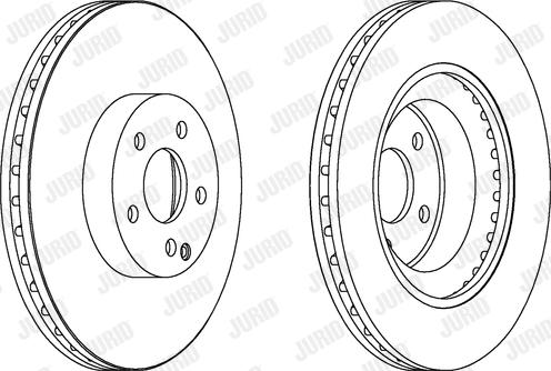 Jurid 562396J - Тормозной диск autospares.lv