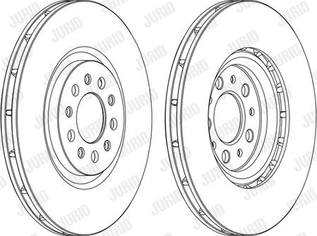 Jurid 562391J - Тормозной диск autospares.lv