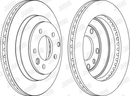 Jurid 562393JC-1 - Тормозной диск autospares.lv