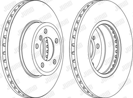 Jurid 562397J - Тормозной диск autospares.lv