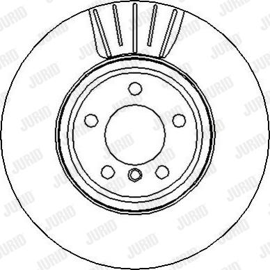 Jurid 562340J - Тормозной диск autospares.lv