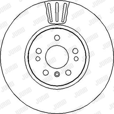 Jurid 562343J - Тормозной диск autospares.lv