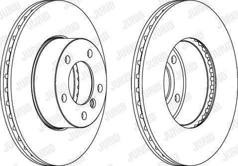 Jurid 562342JC - Тормозной диск autospares.lv