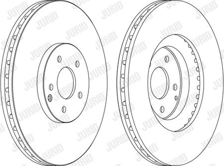 Jurid 562358J - Тормозной диск autospares.lv