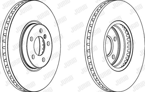 Jurid 562357JC-1 - Тормозной диск autospares.lv