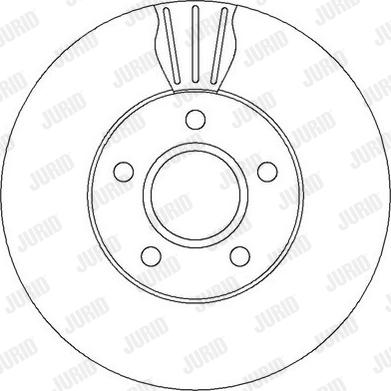 Jurid 562364JC-1 - Тормозной диск autospares.lv