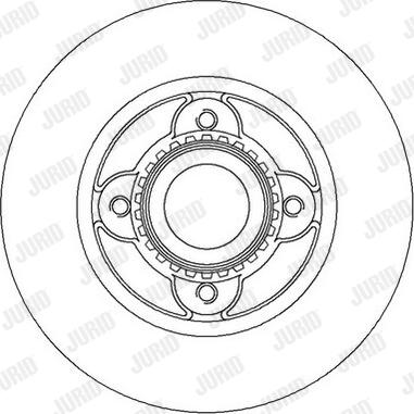 Jurid 562366JC-1 - Тормозной диск autospares.lv