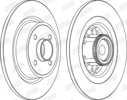 Jurid 562368J - Тормозной диск autospares.lv