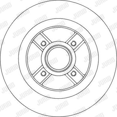 Jurid 562368JC - Тормозной диск autospares.lv