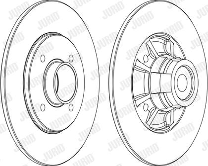 Jurid 562367J - Тормозной диск autospares.lv