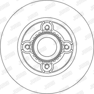 Jurid 562367JC - Тормозной диск autospares.lv