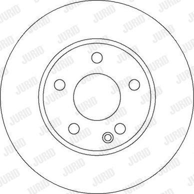 Jurid 562309JC-1 - Тормозной диск autospares.lv