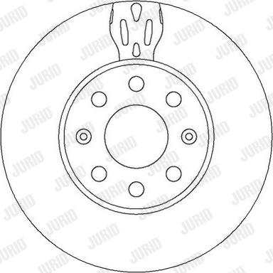 Jurid 562304J - Тормозной диск autospares.lv