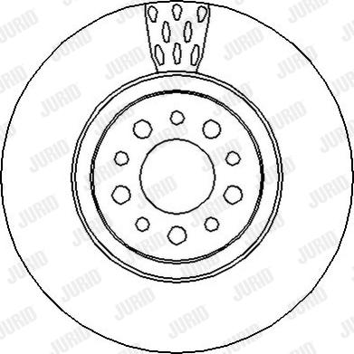 Jurid 562300J - Тормозной диск autospares.lv