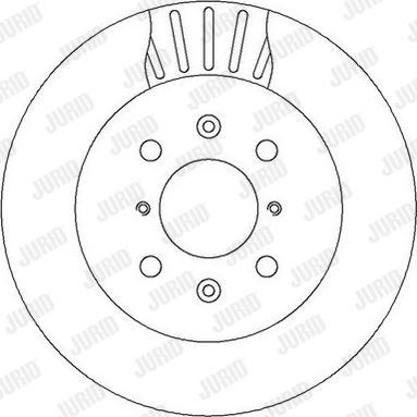 Jurid 562308JC - Тормозной диск autospares.lv