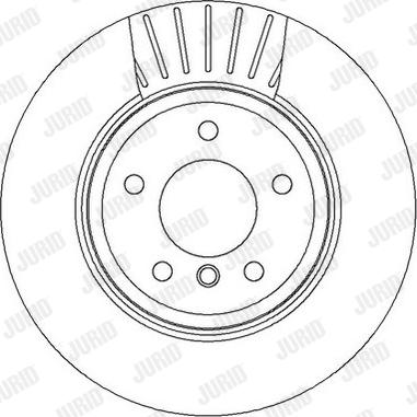 Jurid 562319J - Тормозной диск autospares.lv