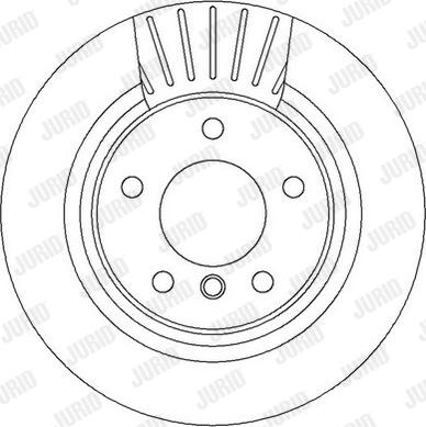 Jurid 562316JC-1 - Тормозной диск autospares.lv