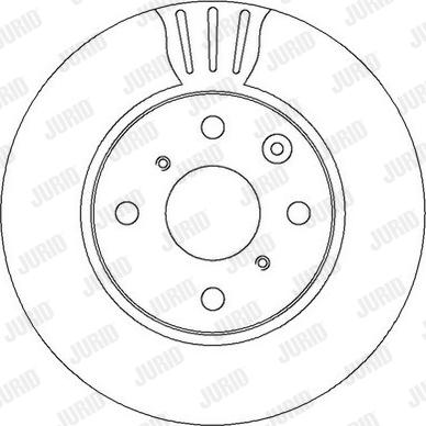 Jurid 562311JC - Тормозной диск autospares.lv