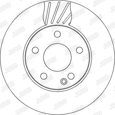 Jurid 562312JC - Тормозной диск autospares.lv