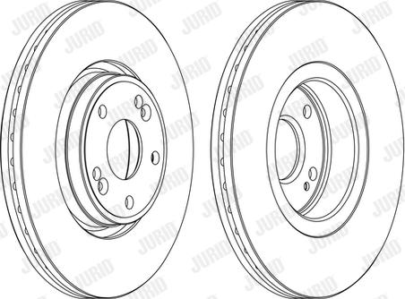 E.T.F. 19-2236 - Тормозной диск autospares.lv