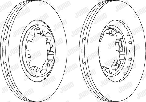 Jurid 562388JC-1 - Тормозной диск autospares.lv