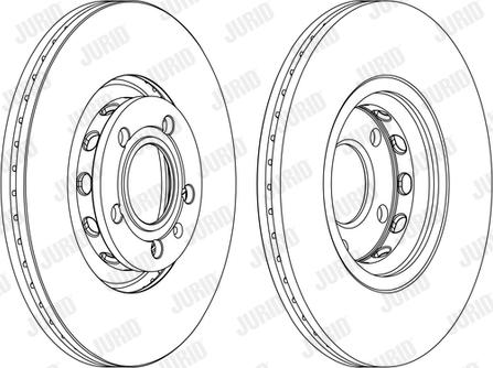 Jurid 562383J - Тормозной диск autospares.lv