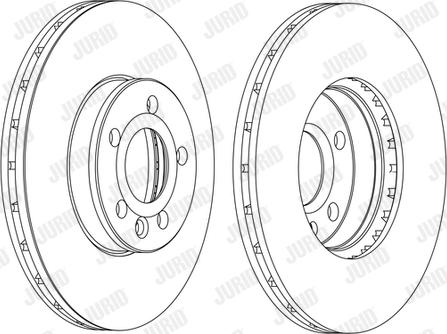 Jurid 562382JC-1 - Тормозной диск autospares.lv