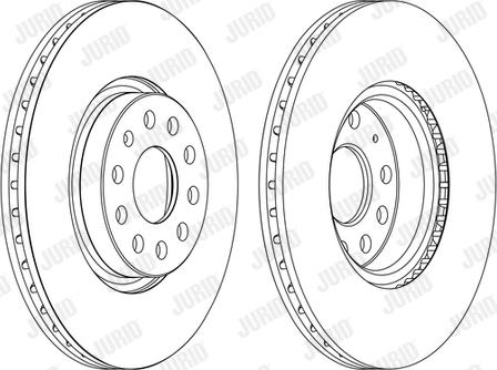 Jurid 562387J - Тормозной диск autospares.lv