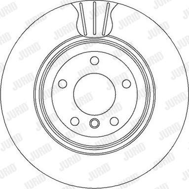 Jurid 562334J - Тормозной диск autospares.lv