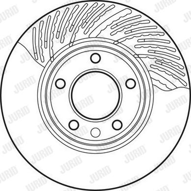 Jurid 562338JC - Тормозной диск autospares.lv