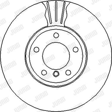 Jurid 562332J - Тормозной диск autospares.lv