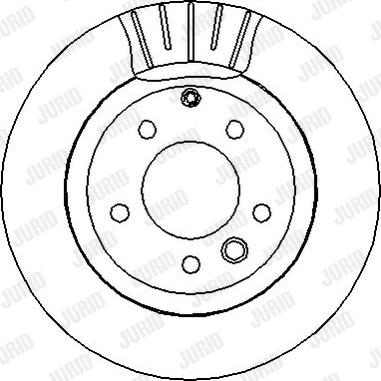 Jurid 562325J - Тормозной диск autospares.lv