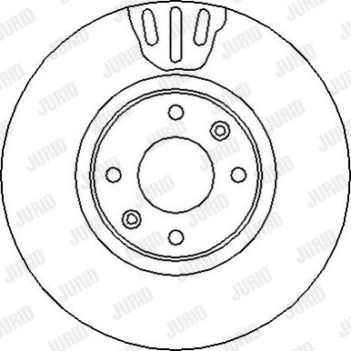 Jurid 562321J - Тормозной диск autospares.lv