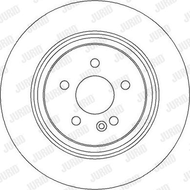 Jurid 562323J-1 - Тормозной диск autospares.lv