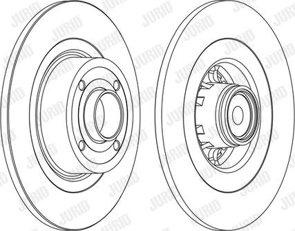 Jurid 562379JC-1 - Тормозной диск autospares.lv