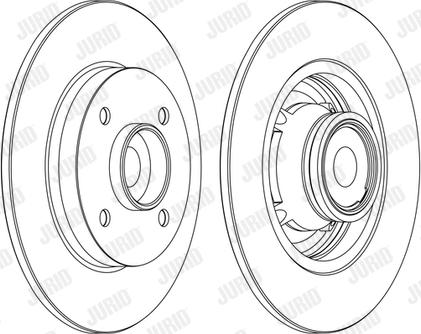 Jurid 562374JC-1 - Тормозной диск autospares.lv