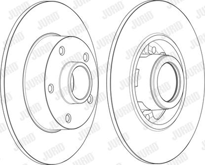 Jurid 562371J - Тормозной диск autospares.lv