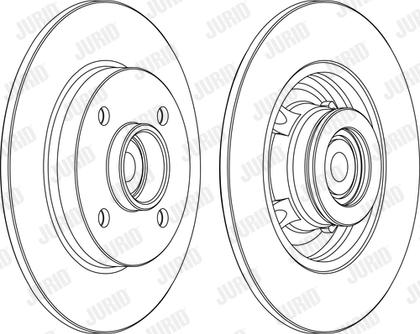 Jurid 562373J - Тормозной диск autospares.lv