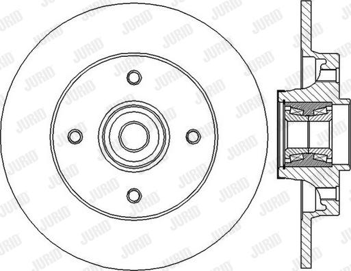 Jurid 562373J - Тормозной диск autospares.lv