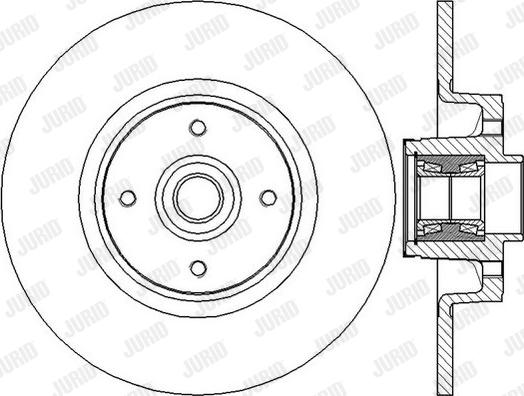 Jurid 562377J - Тормозной диск autospares.lv