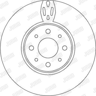 Jurid 562295J - Тормозной диск autospares.lv