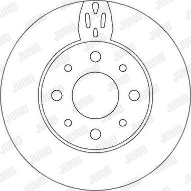 Jurid 562296JC-1 - Тормозной диск autospares.lv