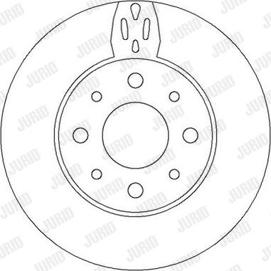 Jurid 562296J - Тормозной диск autospares.lv