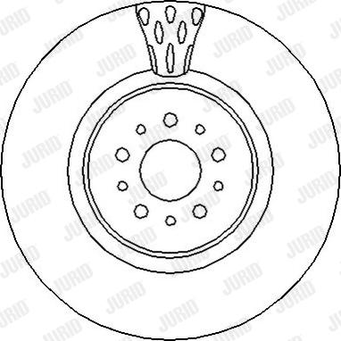 Jurid 562298J - Тормозной диск autospares.lv